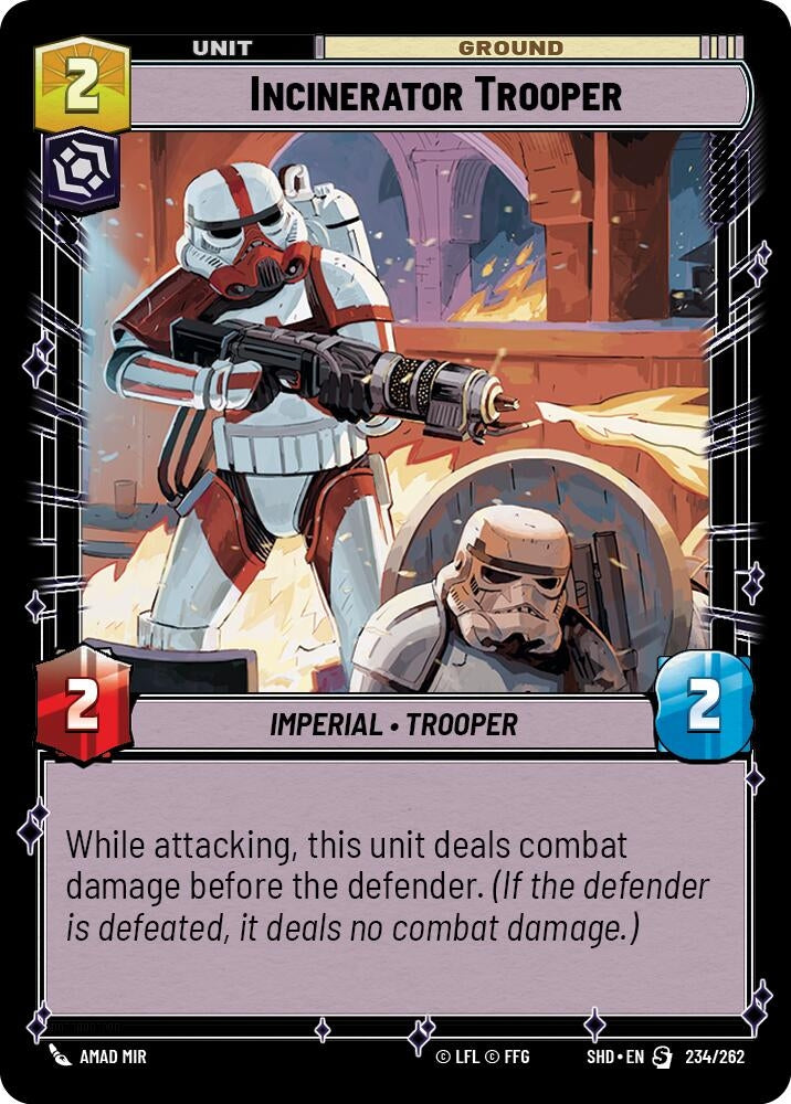 Incinerator Trooper (234) (SHD) - Star Wars: Unlimited Single