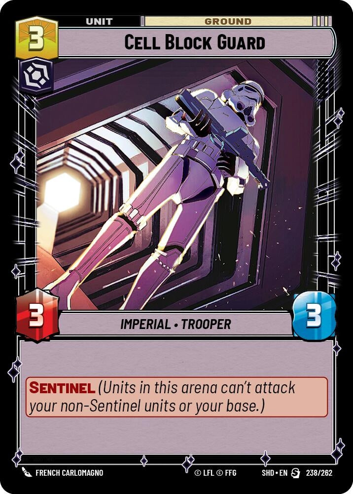 Cell Block Guard (238) (SHD) - Star Wars: Unlimited Single