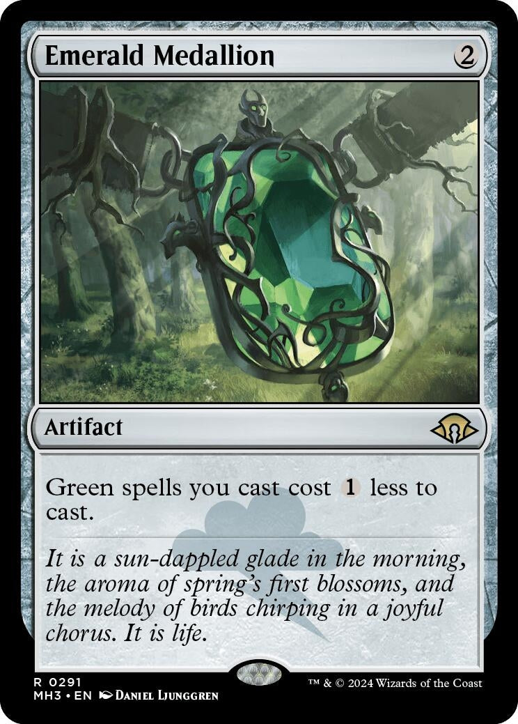 Emerald Medallion (291) [MH3] - MTG Single