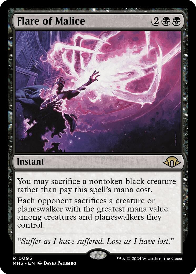 Flare of Malice (95) [MH3] - MTG Single
