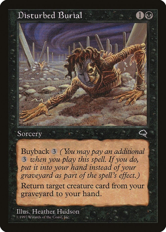 Disturbed Burial (129) [TMP] - MTG Single