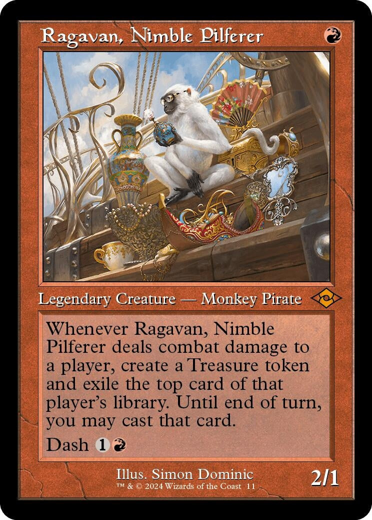 Ragavan Nimble Pilferer (Retro Frame) (11) [MH2] - MTG Single