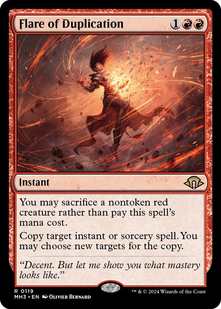 Flare of Duplication (119) [MH3] - MTG Single