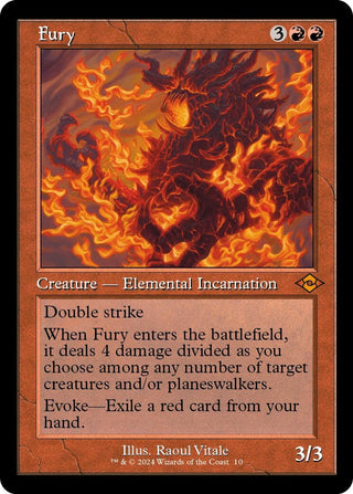 Fury (Retro Frame) (10) [MH2] - MTG Single