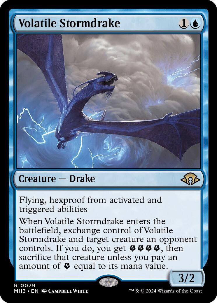 Volatile Stormdrake (79) [MH3] - MTG Single