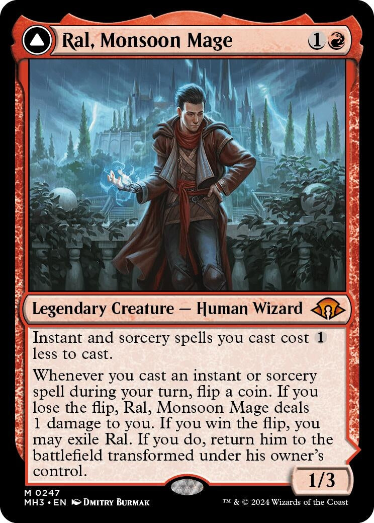 Ral Monsoon Mage (247) [MH3] - MTG Single