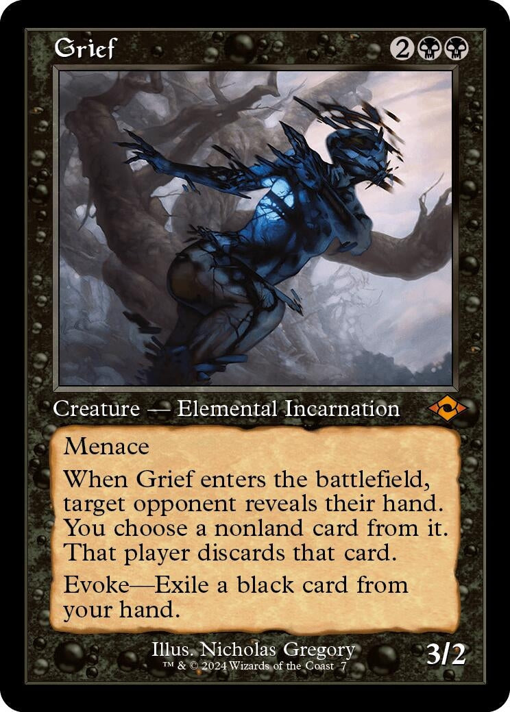 Grief (Retro Frame) (7) [MH2] - MTG Single