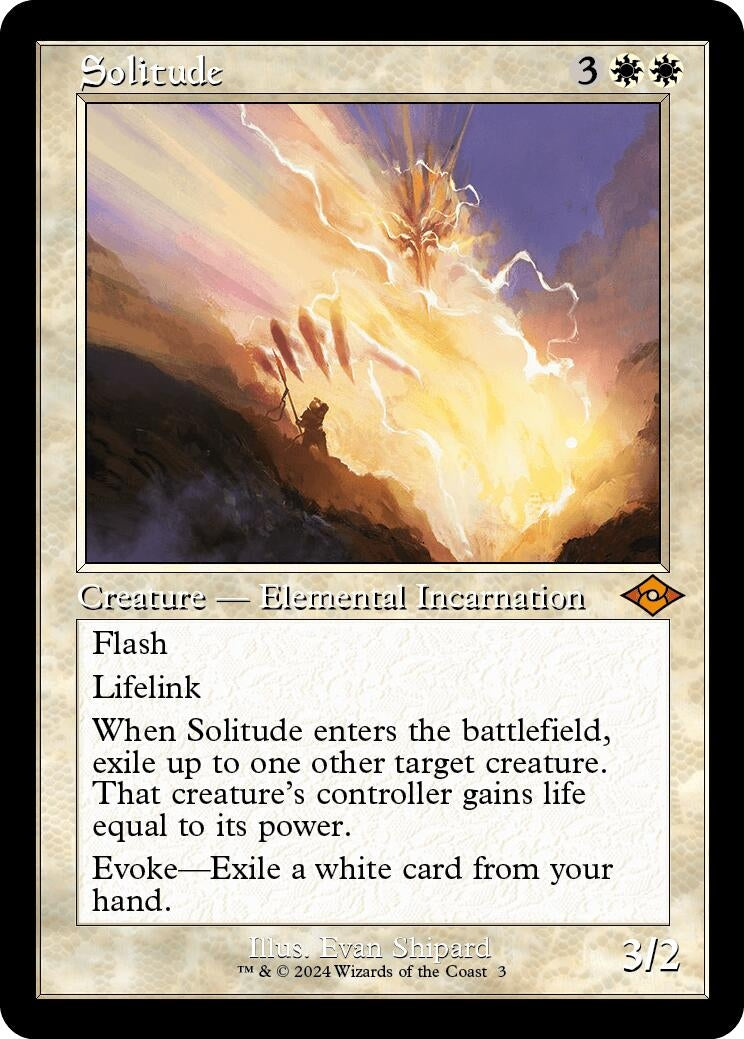 Solitude (Retro Frame) (3) [MH2] - MTG Single
