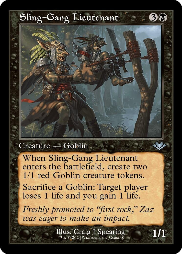 Sling-Gang Lieutenant (Retro Frame) (8) [MH1] - MTG Single