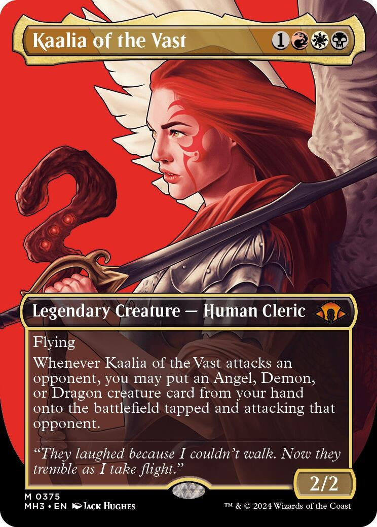 Kaalia of the Vast (Borderless) (0375) (375) [MH3] - MTG Single