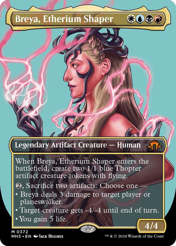 Breya Etherium Shaper (Borderless) (372) [MH3] - MTG Single