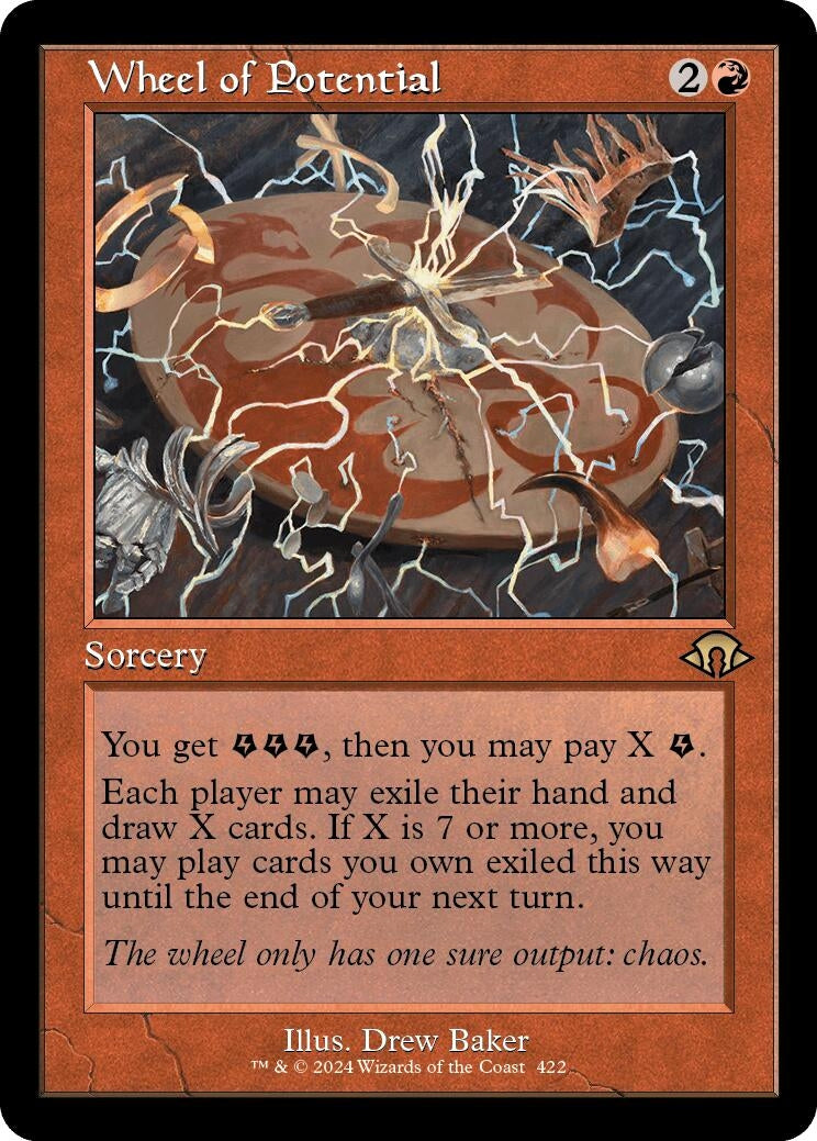 Wheel of Potential (Retro Frame) (422) [MH3] - MTG Single