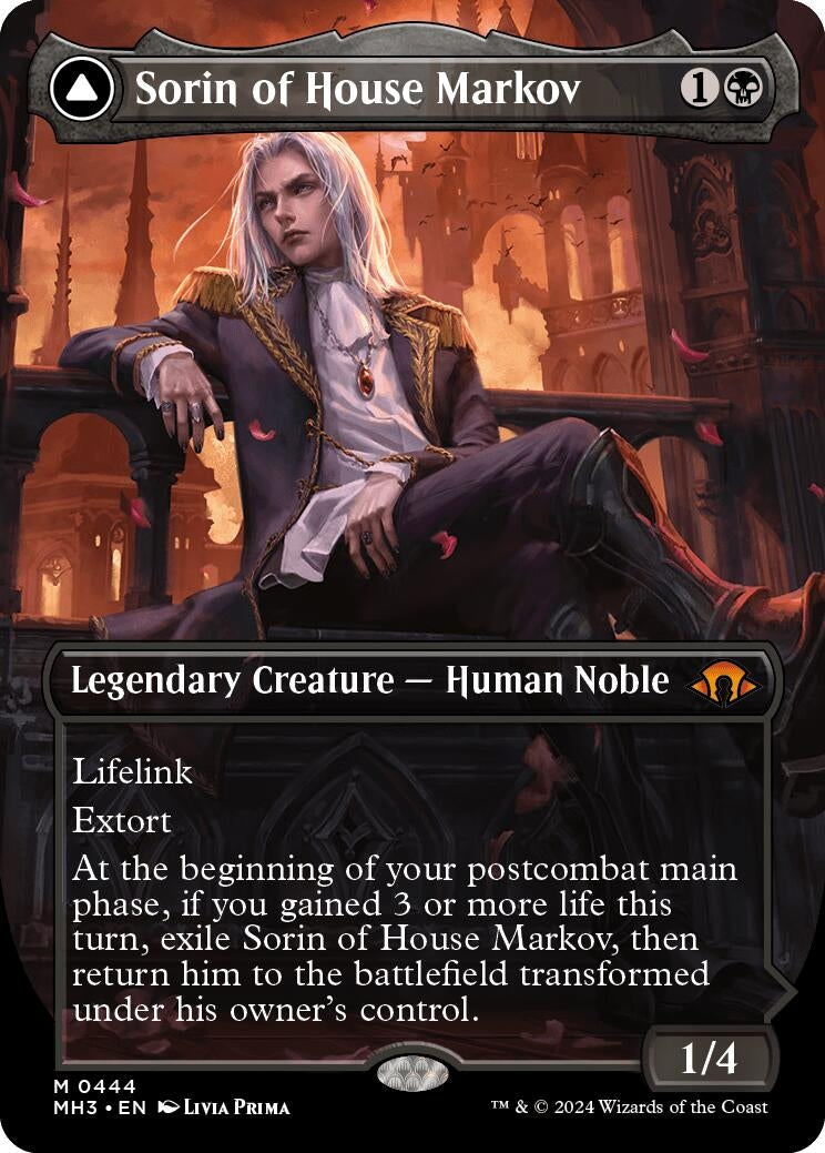 Sorin of House Markov (Borderless) (444) [MH3] - MTG Single