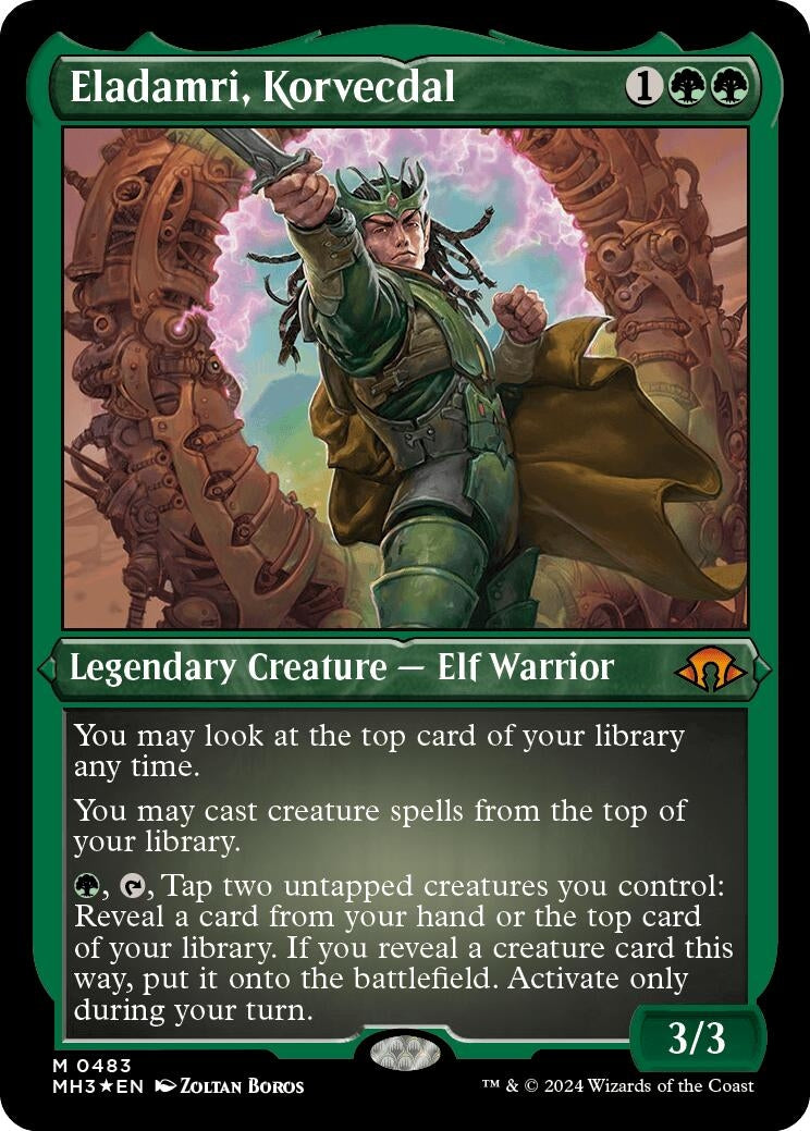Eladamri Korvecdal (Foil Etched) (483) [MH3] - MTG Single