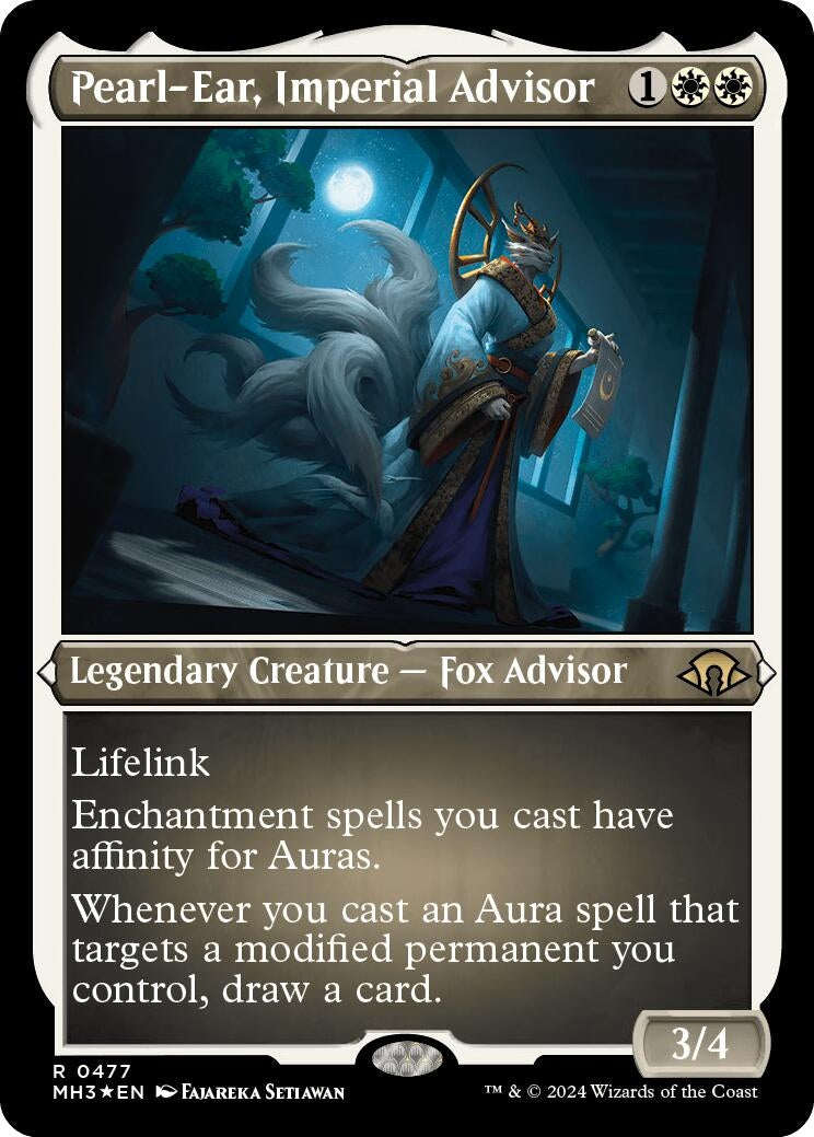 Pearl-Ear Imperial Advisor (Foil Etched) (477) [MH3] - MTG Single
