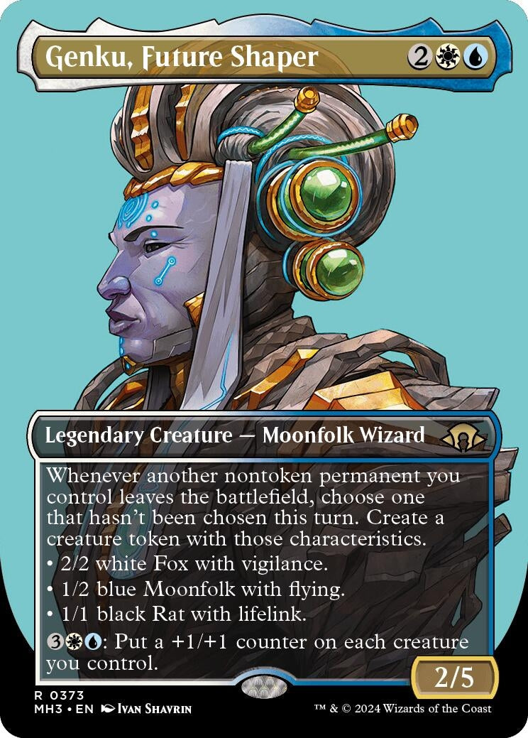 Genku Future Shaper (Borderless) (373) [MH3] - MTG Single