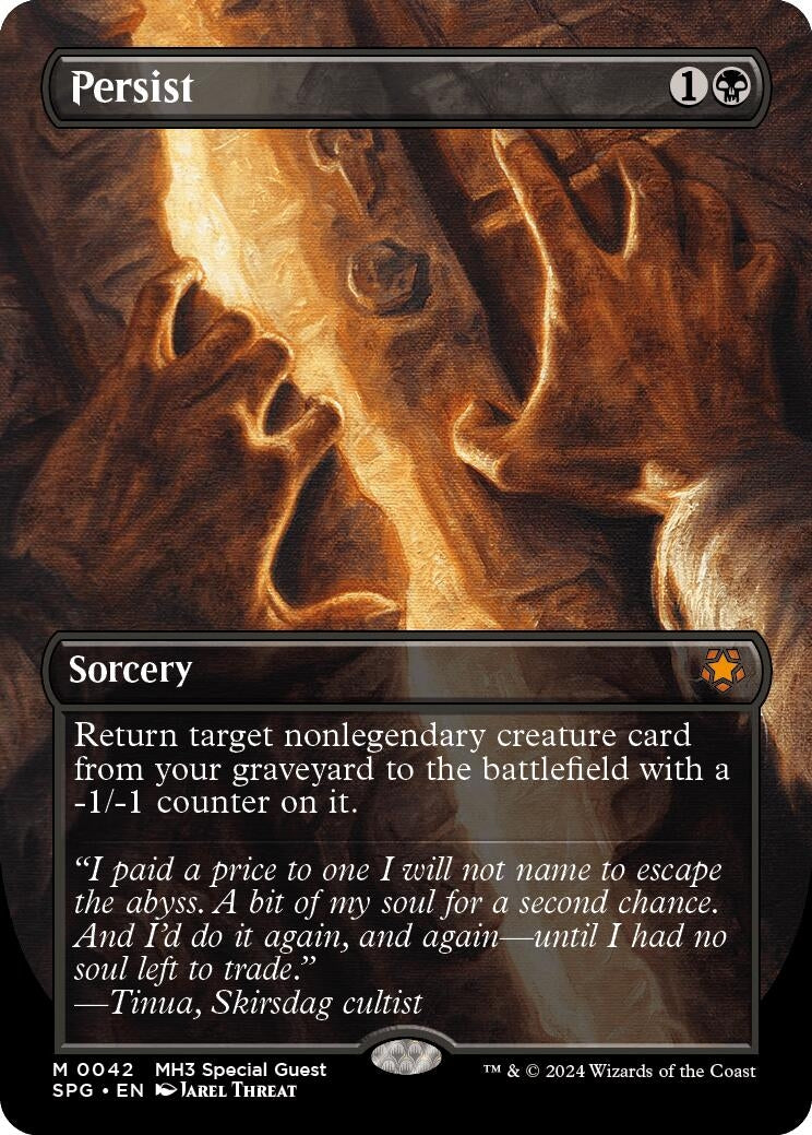 Persist (Borderless) (42) [SPG] - MTG Single
