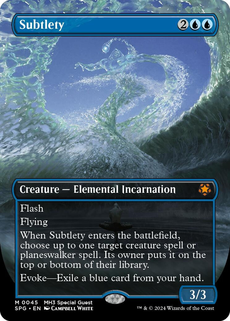 Subtlety (Borderless) (45) [SPG] - MTG Single