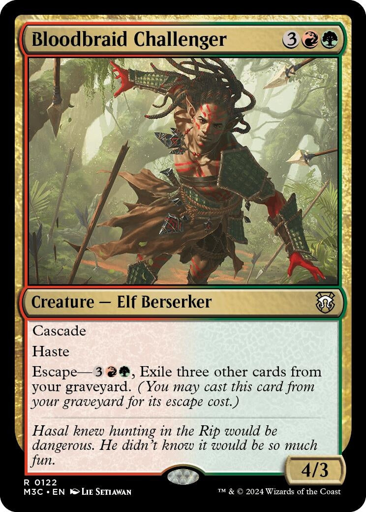 Bloodbraid Challenger (122) [M3C] - MTG Single