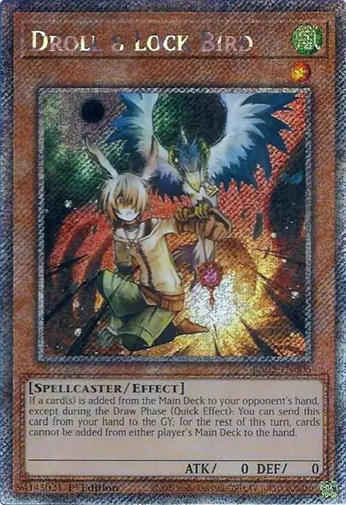 Droll & Lock Bird (Platinum Secret Rare) (2006) (RA02) - YuGiOh Single