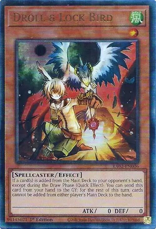 Droll & Lock Bird (PUR) (2006) (RA02) - YuGiOh Single