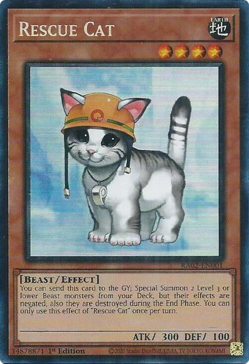 Rescue Cat (PCR) (2001) (RA02) - YuGiOh Single