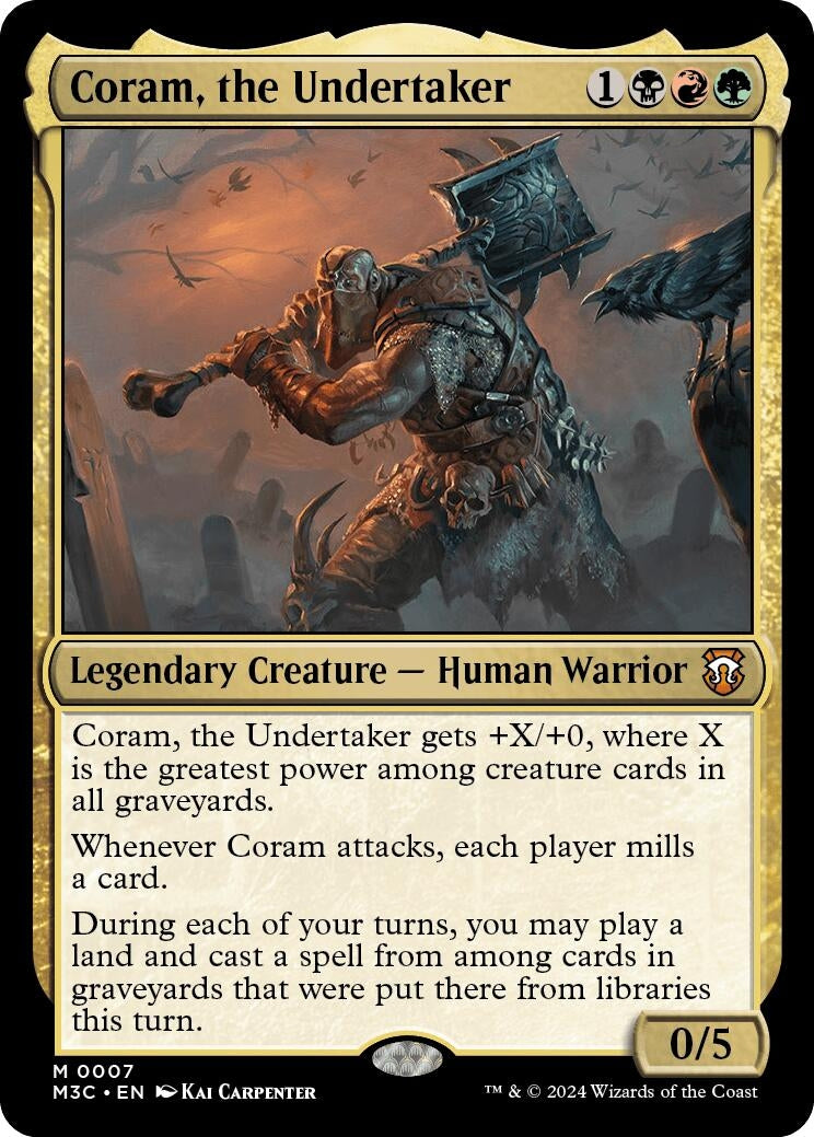 Coram the Undertaker (7) [M3C] - MTG Single