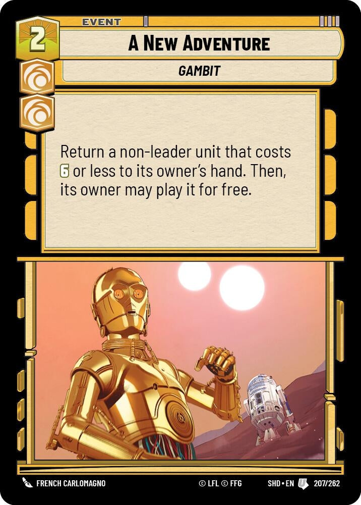 A New Adventure (207) (SHD) - Star Wars: Unlimited Single