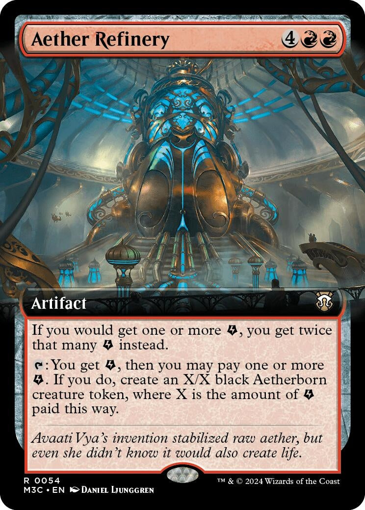 Aether Refinery (Extended Art) (54) [M3C] - MTG Single