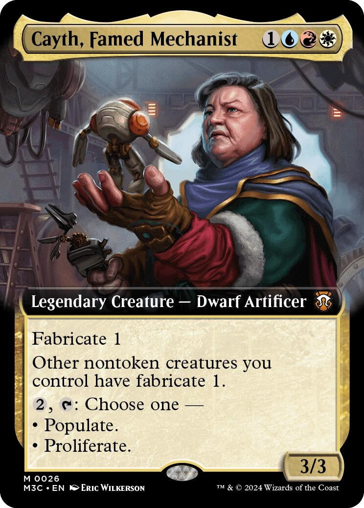Cayth Famed Mechanist (Extended Art) (26) [M3C] - MTG Single