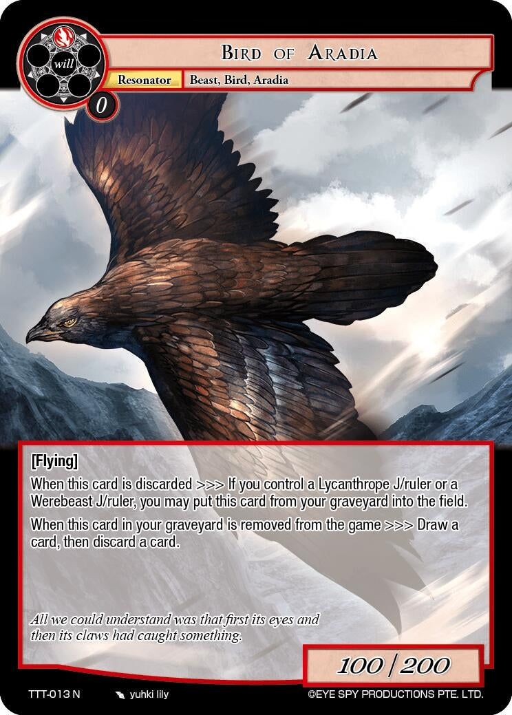 Bird of Aradia (13) [TTT] - Force of Will Single