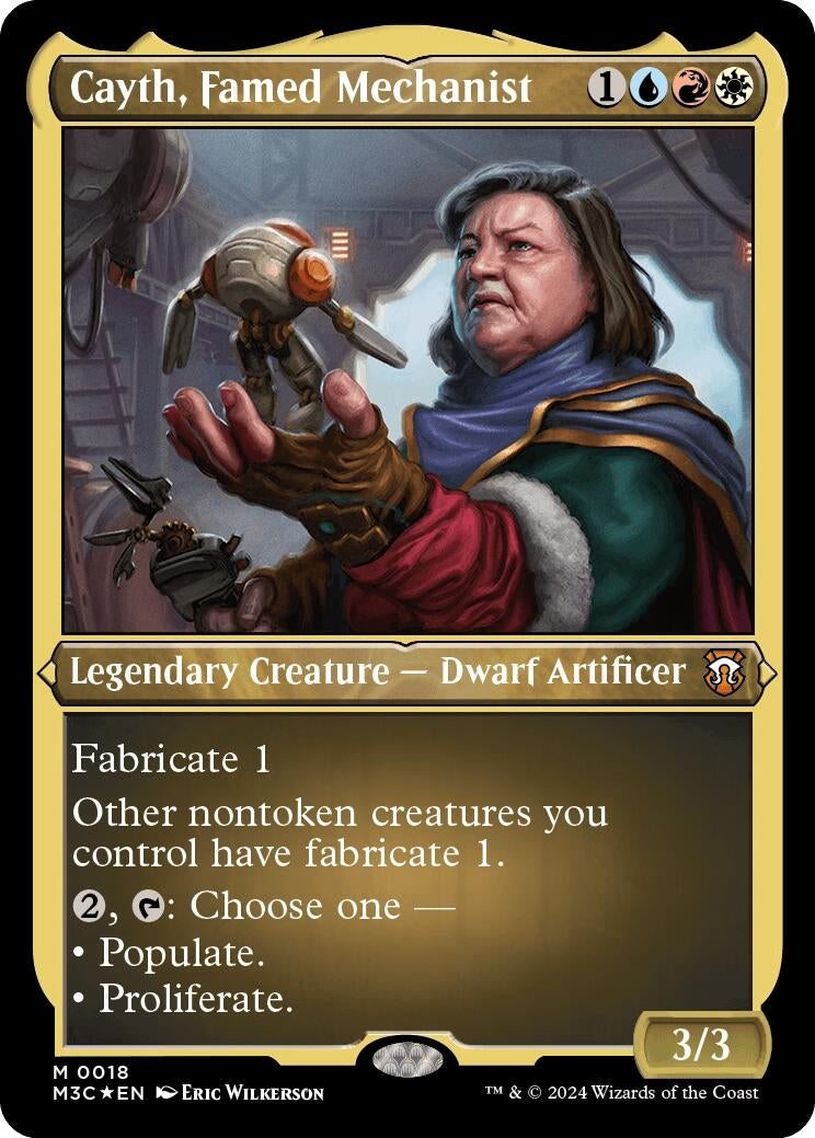 Cayth Famed Mechanist (Foil Etched) (18) [M3C] - MTG Single
