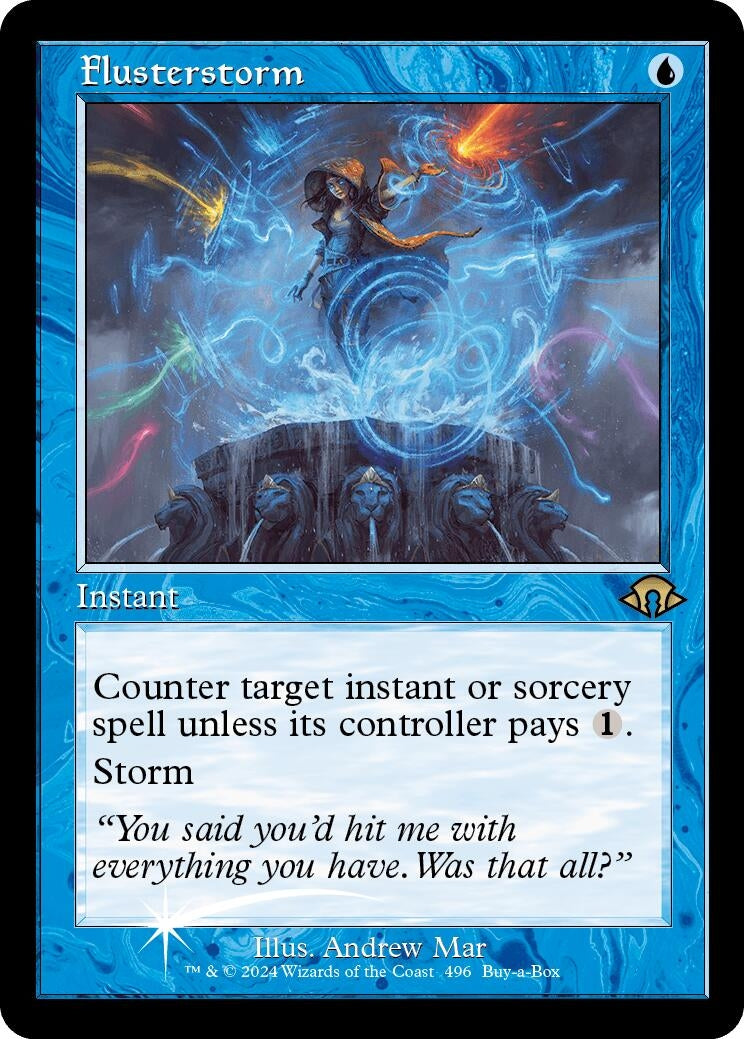 Flusterstorm (Retro Frame) (496) [BABP] - MTG Single