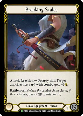 Breaking Scales (Golden) (148) [PR] - Flesh and Blood TCG Single