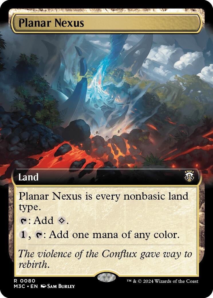 Planar Nexus (Extended Art) (Ripple Foil) (80) [M3C] - MTG Single