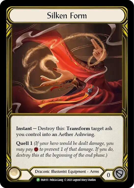 Silken Form (Golden) (151) [PR] - Flesh and Blood TCG Single