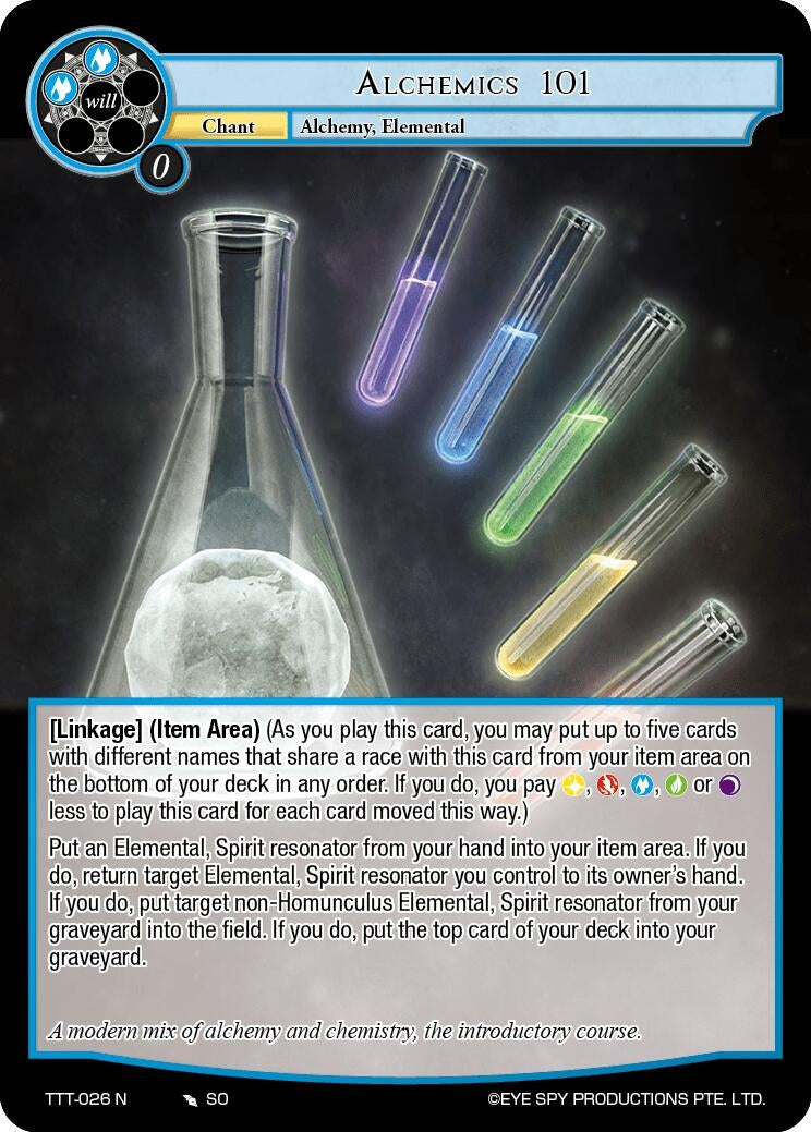 Alchemics 101 (26) [TTT] - Force of Will Single