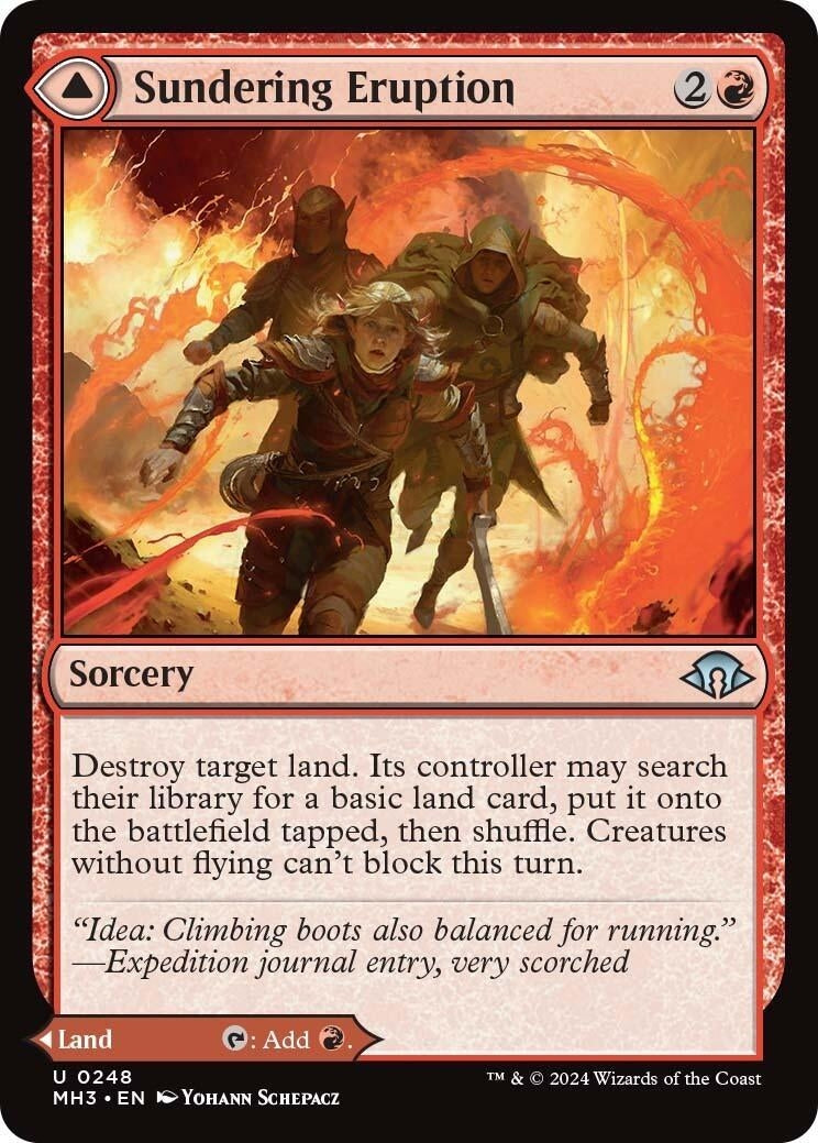 Sundering Eruption (248) [MH3] - MTG Single