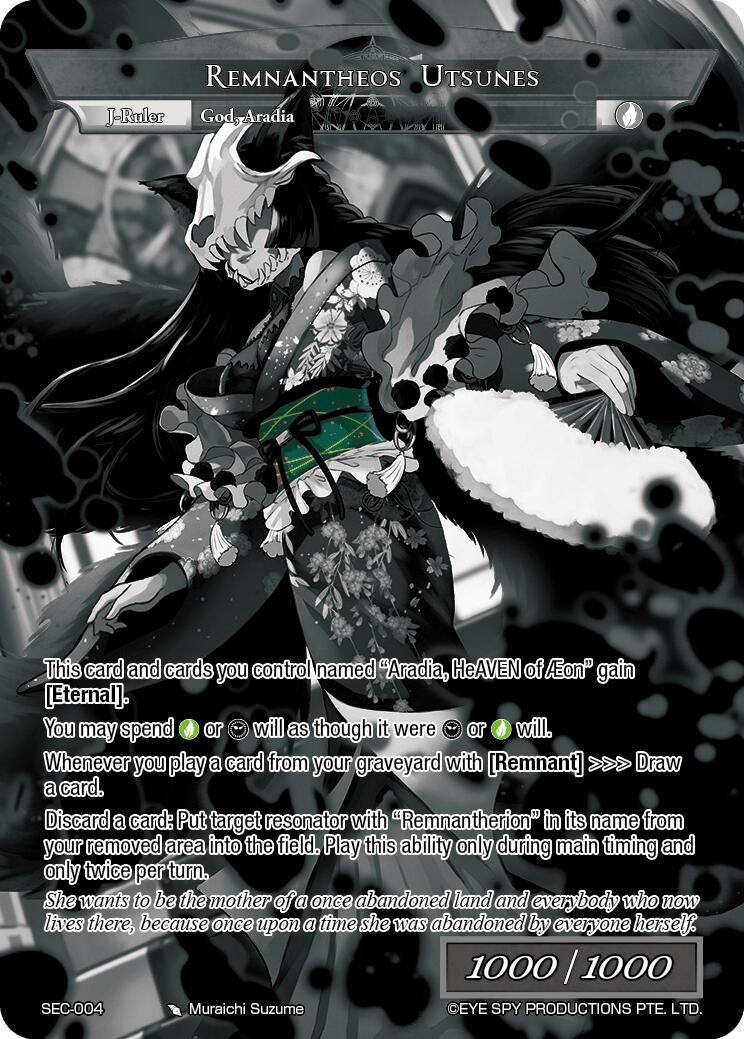 Utsunes Phosphorescent Priestess // Remnantheos Utsunes (Uber Rare) (4) [TTT] - Force of Will Single