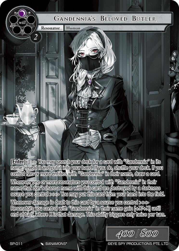 Gandennia’s Beloved Butler (Uber Rare) (11) [TTT] - Force of Will Single