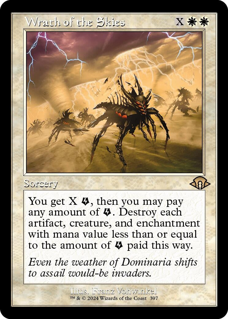 Wrath of the Skies (Retro Frame) (397) [MH3] - MTG Single