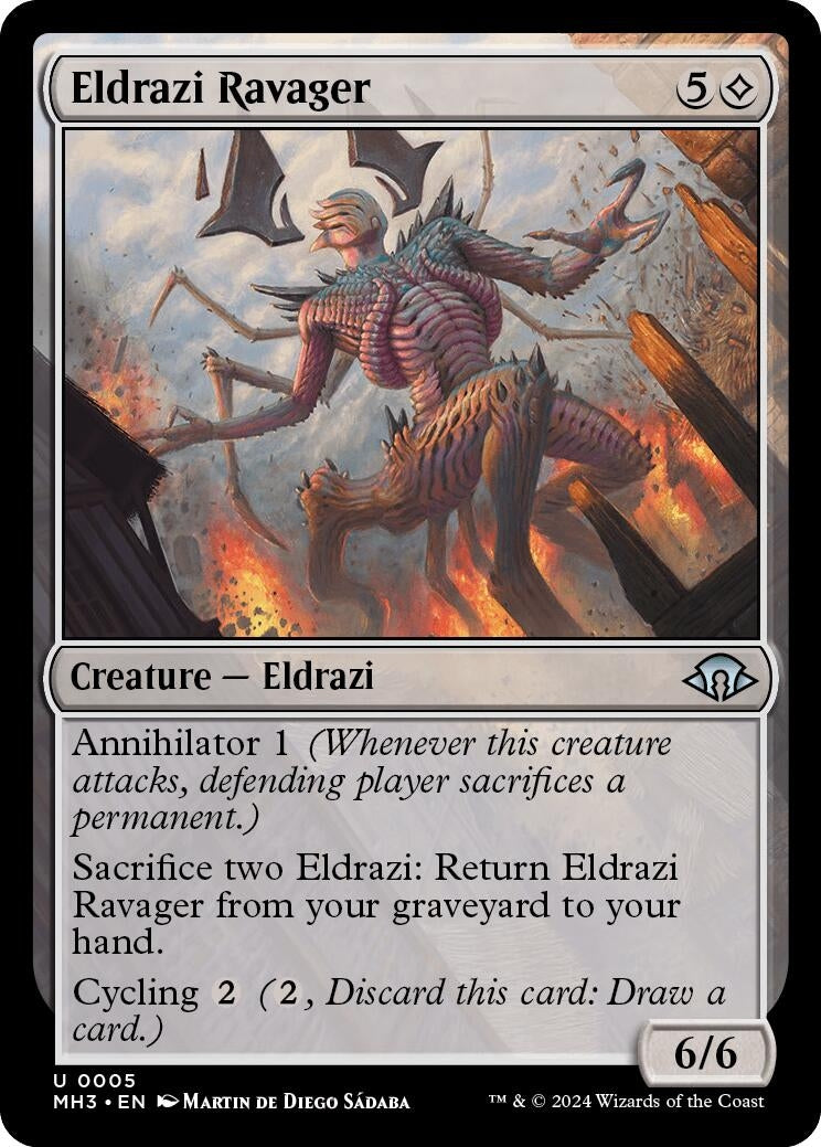 Eldrazi Ravager (5) [MH3] - MTG Single