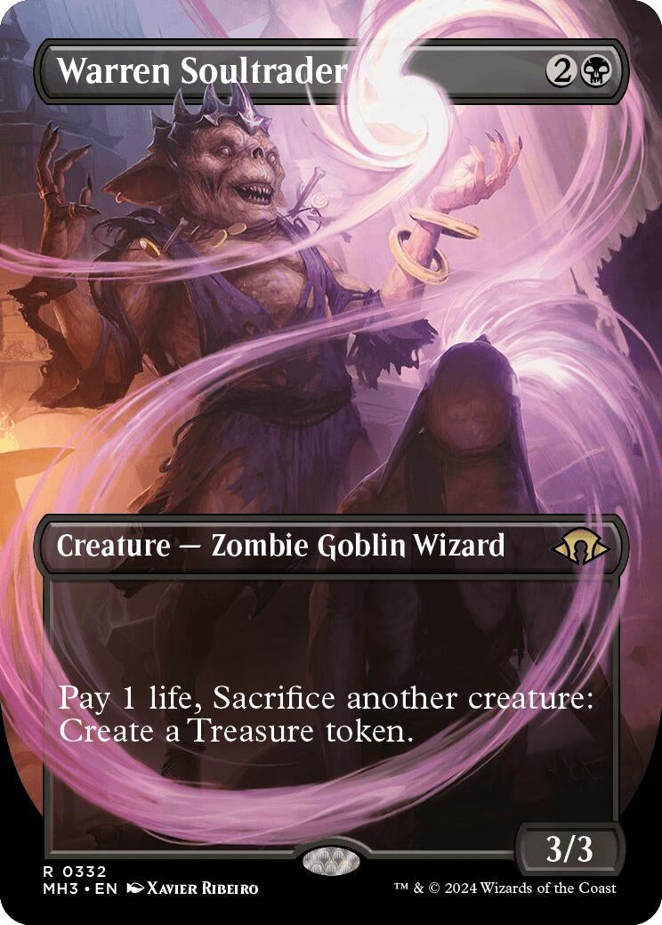 Warren Soultrader (Borderless) (332) [MH3] - MTG Single