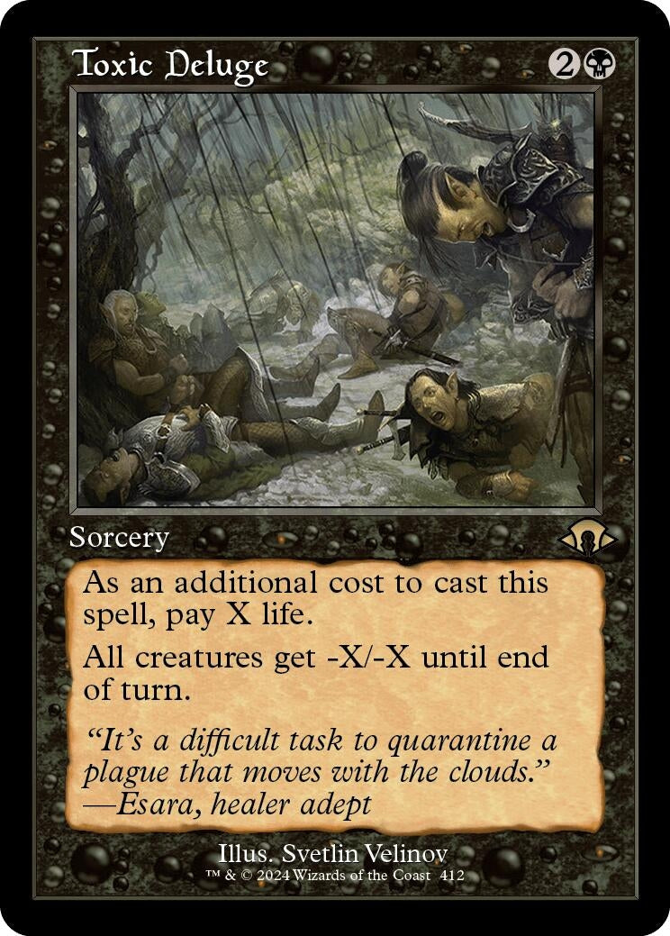 Toxic Deluge (Retro Frame) (412) [MH3] - MTG Single