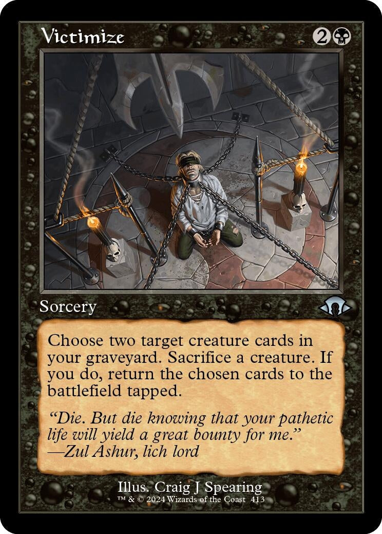 Victimize (Retro Frame) (413) [MH3] - MTG Single