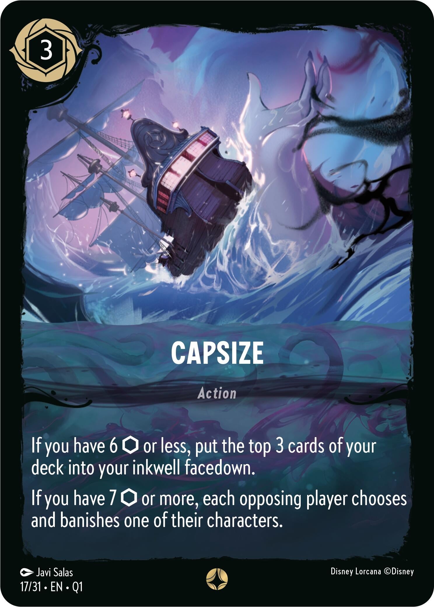 Capsize (17) (Q1) - Disney Lorcana Single