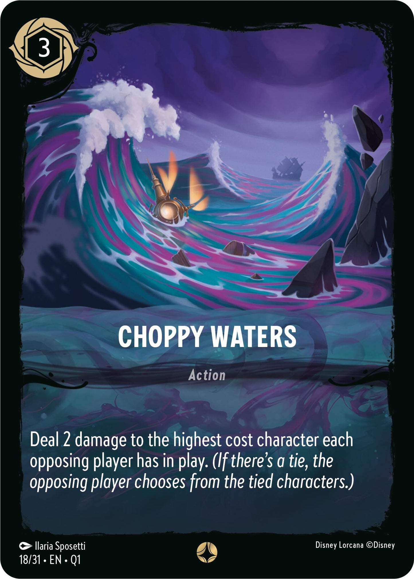 Choppy Waters (18) (Q1) - Disney Lorcana Single