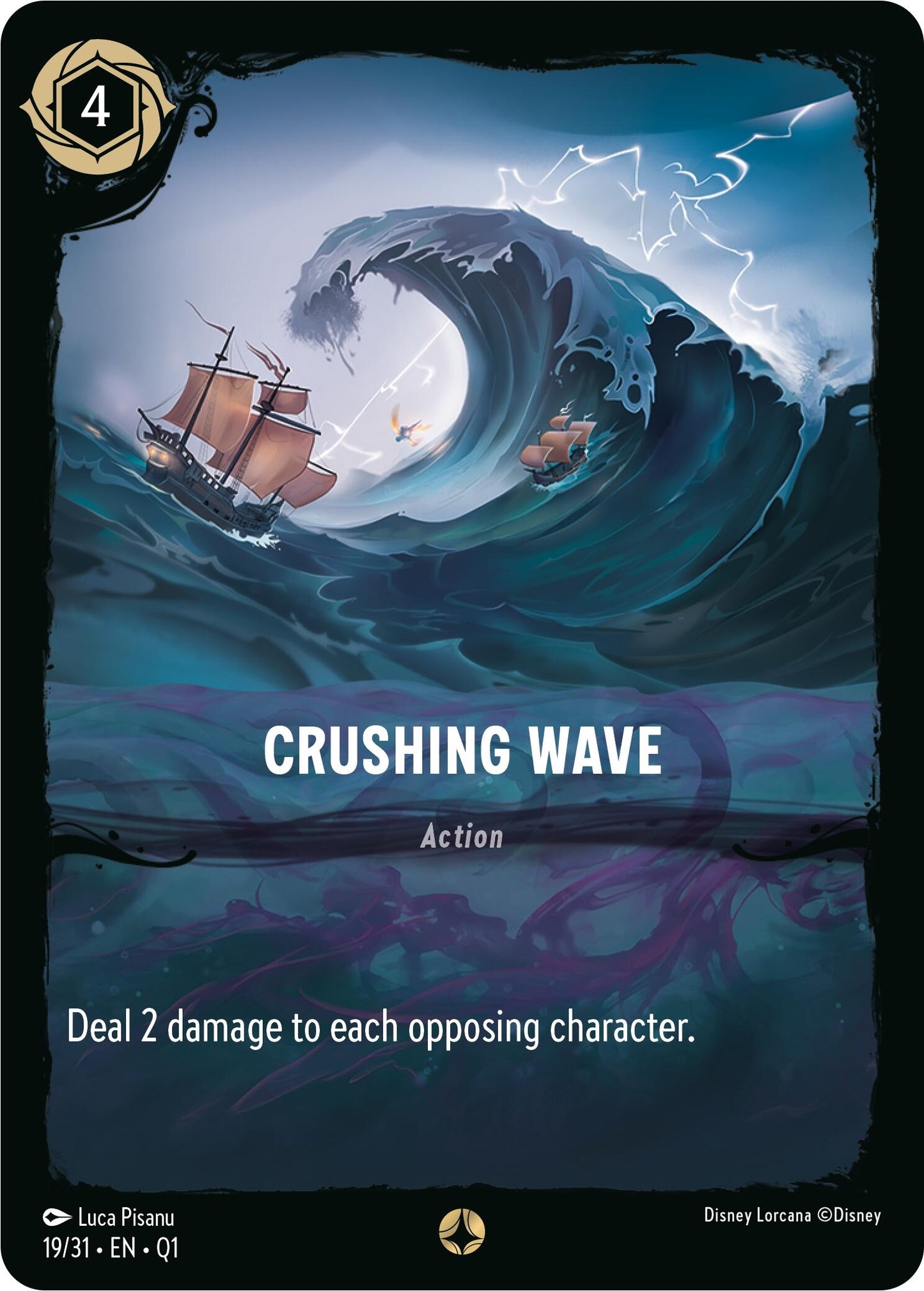 Crushing Wave (19) (Q1) - Disney Lorcana Single