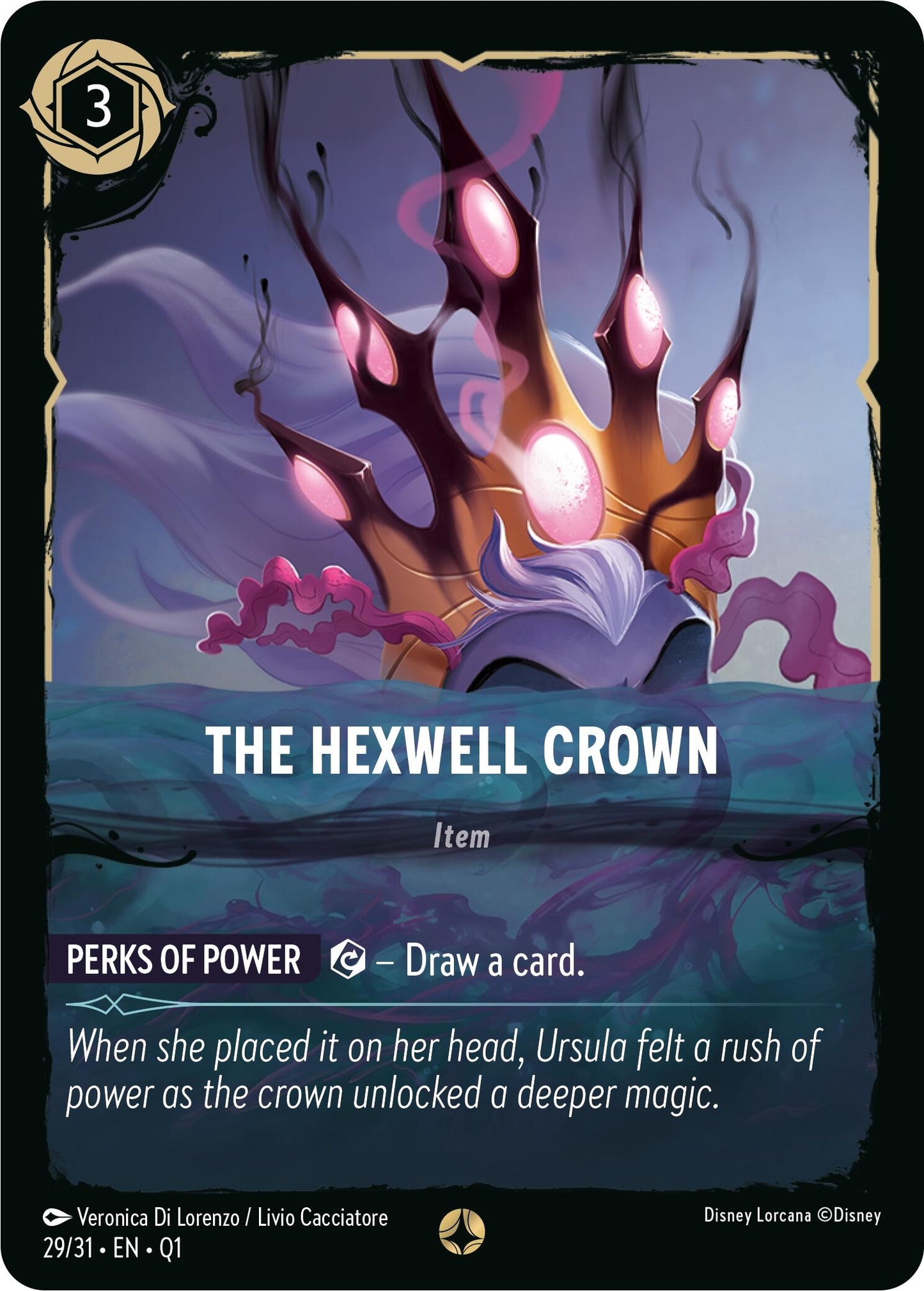 The Hexwell Crown (29) (Q1) - Disney Lorcana Single
