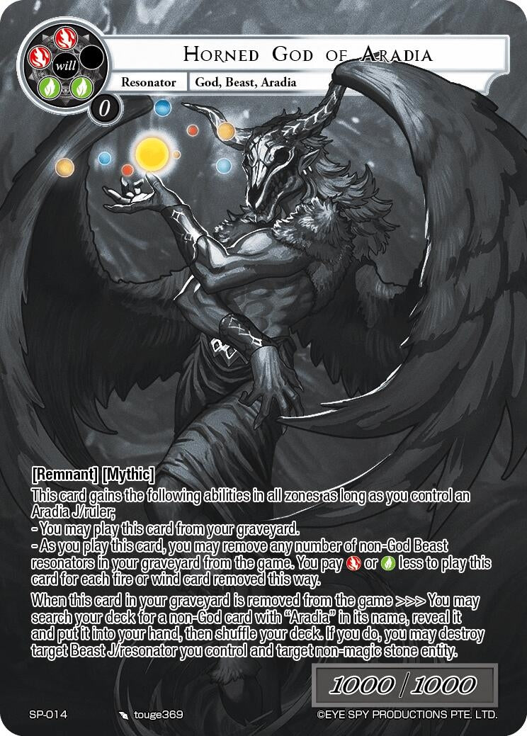 Horned God of Aradia (Uber Rare) (14) [TTT] - Force of Will Single